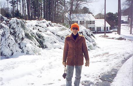 A rare winter sight in Atlanta, March 1993