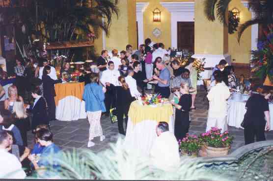 Reception at the hotel